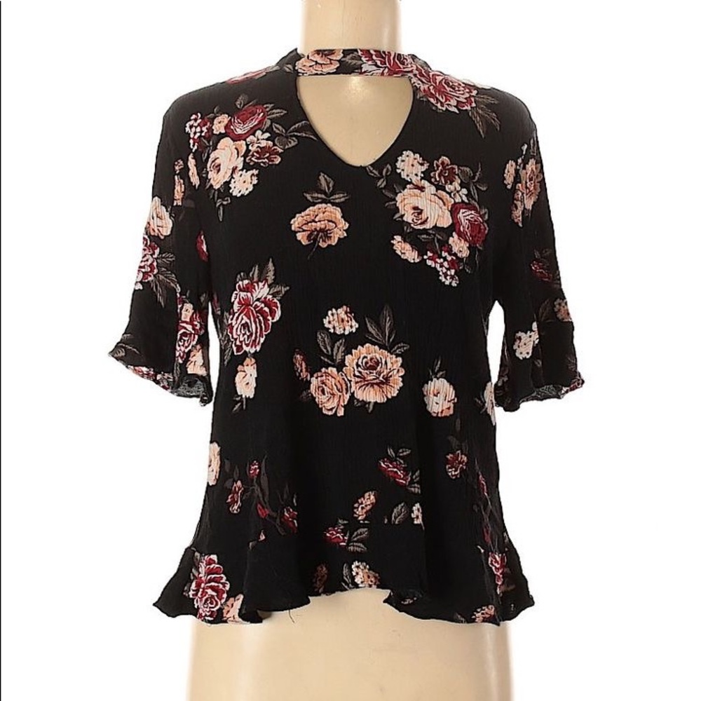 Collective Concepts Choker Blouse